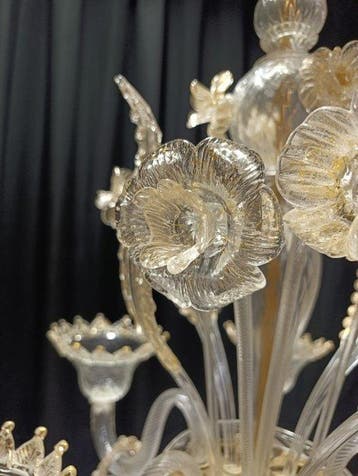 Lustre - Artemide - Verre de Murano - 5 lumières