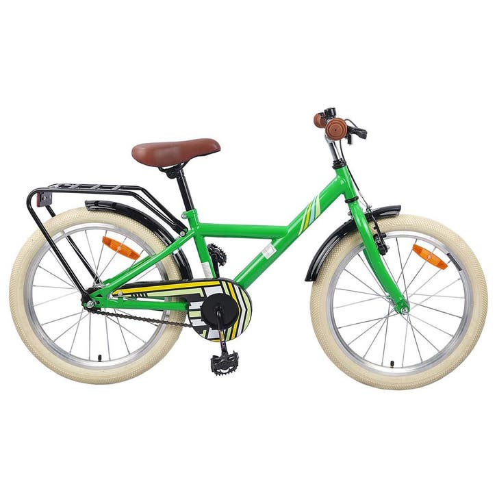 vidaXL Kinderfiets 18 Inch voor 5-7 jaar oud Groen, Fietsen en Brommers, Fietsen | Racefietsen, Nieuw, Verzenden