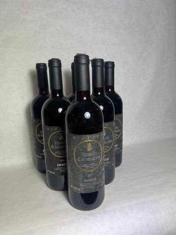 2001 Caparzo - Brunello di Montalcino Riserva - 6 Flessen, Nieuw