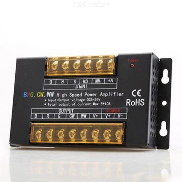 RGBWW+W (CCT) AMPLIFIER, Verzenden, Nieuw