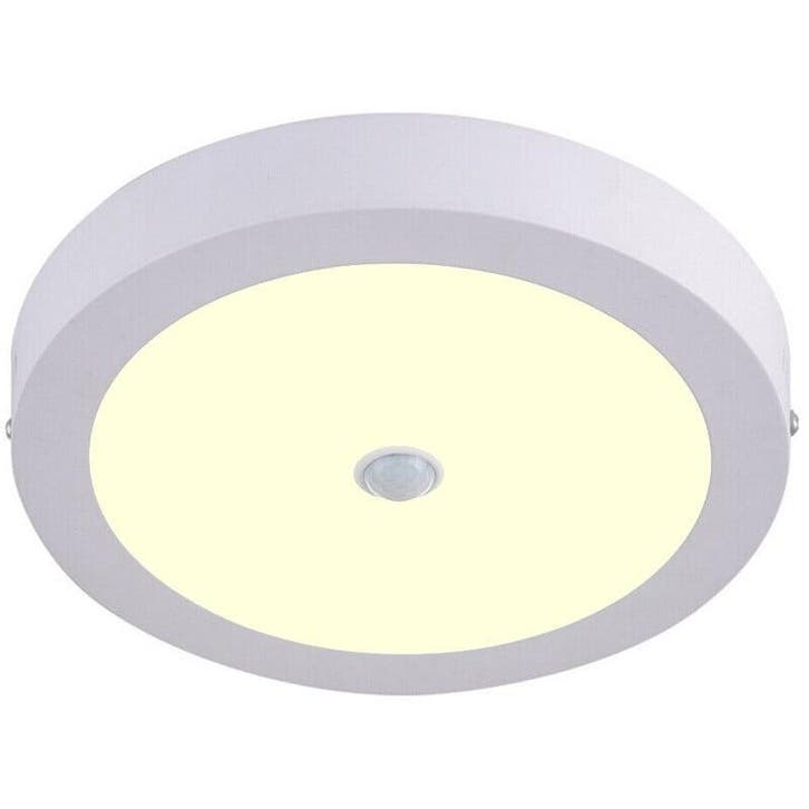 LED Downlight 24W Warm Wit 2700K–3000K Opbouw Met PIR Bewegi, Huis en Inrichting, Lampen | Overige, Nieuw, Verzenden