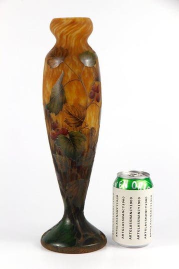 Daum Frères, Daum Nancy - Vase - Verre, Antiquités & Art