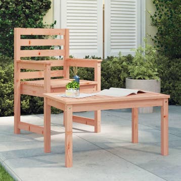 vidaXL Tuintafel 82,5x50,5x45 cm massief douglashout, Tuin en Terras, Verzenden, Nieuw