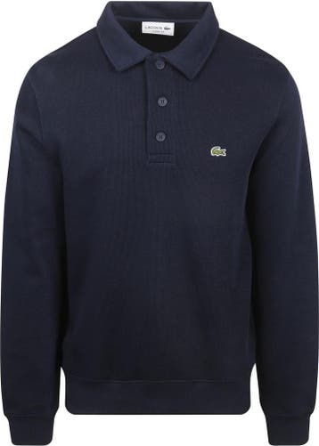 Lacoste Sweatshirt Poloshirt Navy maat Maat 52/54 (L) Heren, Maat 52/54 (L), Lacoste, Nieuw, Verzenden