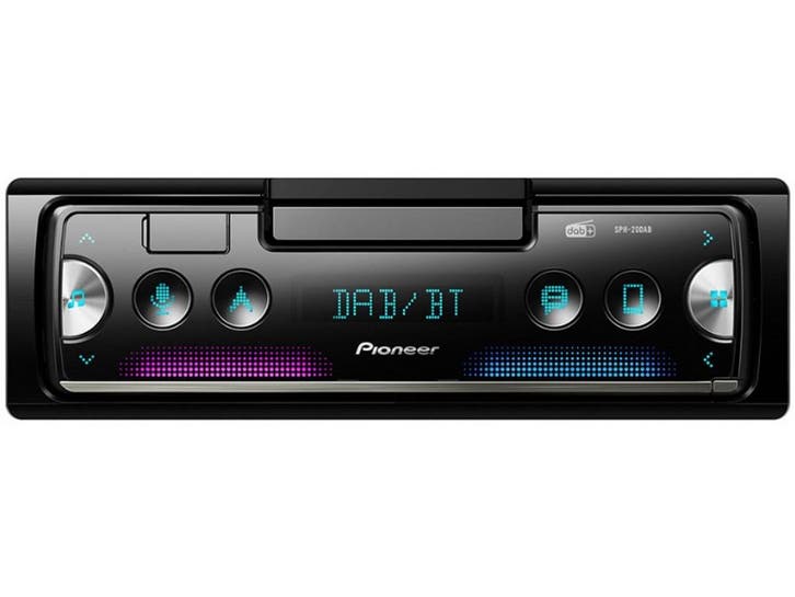 Pioneer SPH-20DAB - 1-DIN-ontvanger - DAB/DAB+ Bluetooth USB, Auto diversen, Autoradio's, Zo goed als nieuw, Verzenden