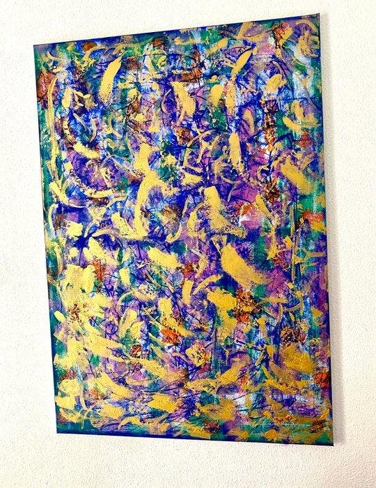 Francisco Bravo Cabrera ( aka Bodo V. ) - Tormenta en Flor, Antiek en Kunst, Kunst | Schilderijen | Modern