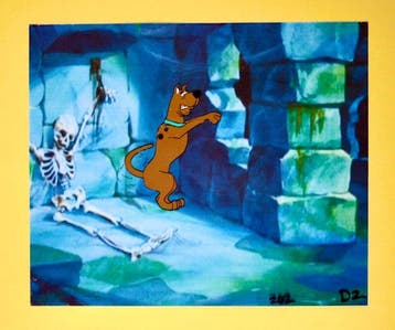 SCOOBY DOO  Cellule danimation originale - Hanna Barbera