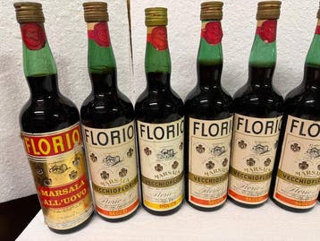 Florio Marsala, Secco (10x), Dolce & All´Uovo - Marsala - 12, Nieuw