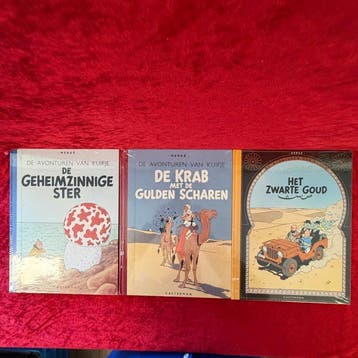 Kuifje - De geheimzinnige ster. en 2 andere - 3 Album -, Boeken, Stripverhalen, Nieuw