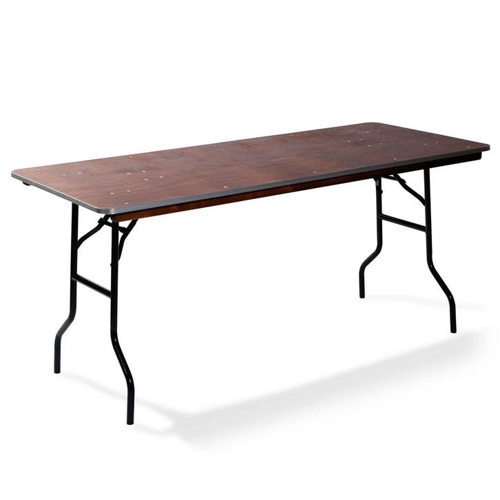 Diner Tafel Hout Recht | 2200x760x760(h)mm VEBA, Zakelijke goederen, Horeca | Keukenapparatuur, Nieuw in verpakking, Verzenden