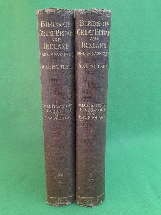 Butler/Grönvold/Frohawk - A.G. Butler-Birds of Great Britain, Antiek en Kunst, Antiek | Boeken en Manuscripten