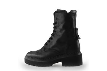 Oxmox Veterboots Meisjes in maat 36 Zwart, Verzenden, Schoenen