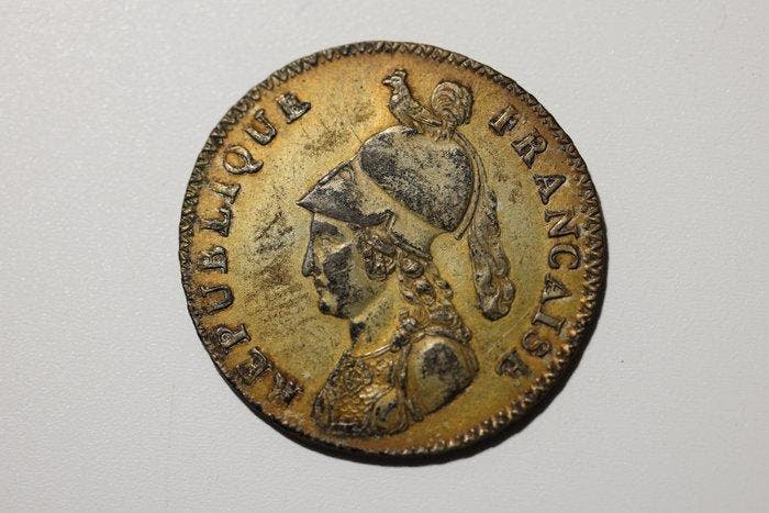 Frankrijk. 5 Décimes An 8 (1800). Essai de Lorthior en, Postzegels en Munten, Munten | Europa | Niet-Euromunten