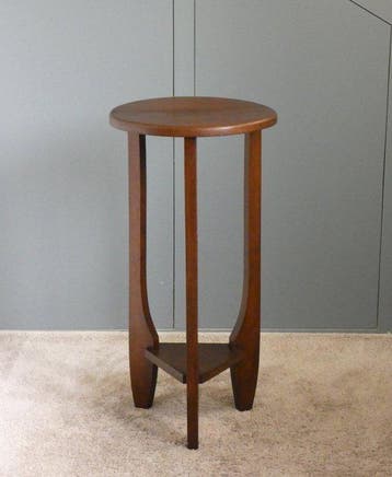 Bijzettafel - Eikenhouten Plantentafel - Eikenhout