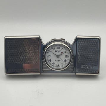 Bureauklok - Ontwerp Messing - 1990-2000 - ZIPPO TIME TANK, Nieuw
