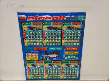 Originele frontplaat van bingo-en spelautomaat..., Verzamelen, Automaten | Gokkasten en Fruitautomaten, Nieuw