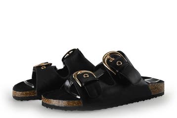 Studio London Slippers in maat 38 Zwart, Kleding | Dames, Slippers, Verzenden, Zo goed als nieuw, Studio London