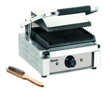 Contactgrill 1800 1R | Geribbeld | 1.8kW | Grillplaten, Verzenden, Nieuw in verpakking