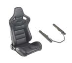 SIÈGE SEMI BAQUET DOSSIER TYPE RS EN CUIR + FIXATION TRUCKS, Verzenden