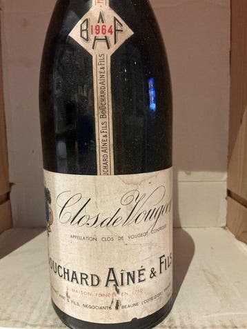 1964 Bouchard Aine - Clos Vougeot Grand Cru - 1 Fles (0,75