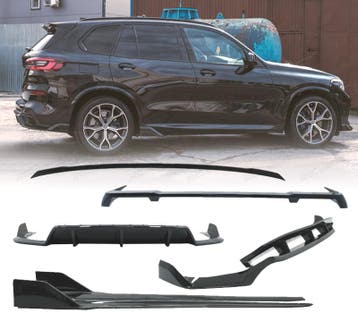 KIT CARROSSERIE BMW X5 G05 18- LOOK BLACK KNIGHT NOIR BRILLA, Verzenden, Nieuw