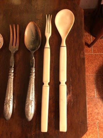 Service de table pour le dîner (14) - Plaqué(e) argent