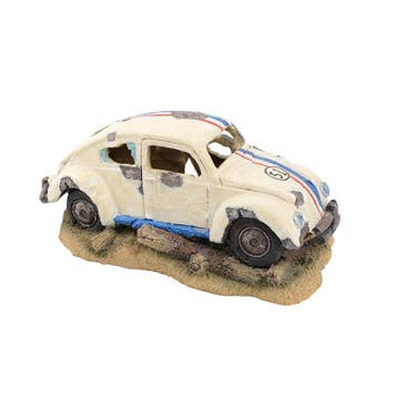 VW beetle met luchtaansluiting / Aquarium decoratie As-911, Verzenden, Gevuld zeewateraquarium