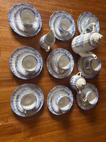 Seltmann Weiden - Dessertservies (34) - china blau -