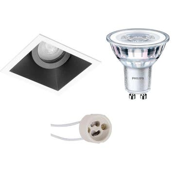 Dimbare 4W LED Spot Set - Kantelbare Vierkante Inbouwspot Ma, Verzenden, Nieuw