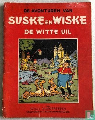 Suske en Wiske - De witte uil  - 1951, Boeken, Stripverhalen, Gelezen, Eén stripboek, Verzenden
