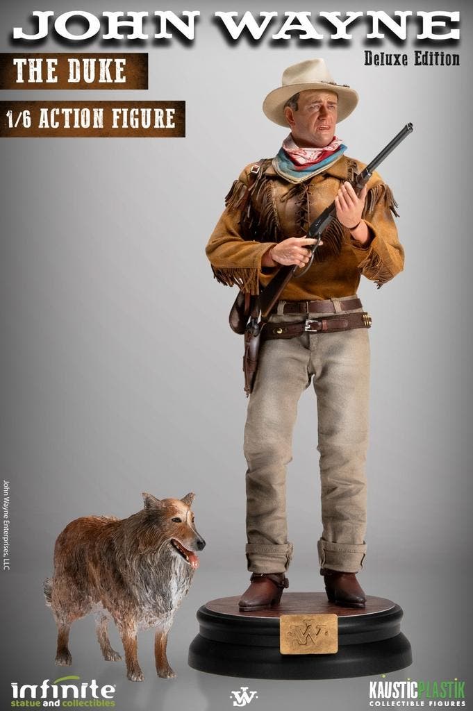 John Wayne Action Figure 1/6 The Duke Deluxe Edition 31 cm, Verzamelen, Film en Tv, Nieuw, Ophalen of Verzenden
