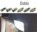 Kit 7 Ampoules Led Intérieur Pour Fiat Doblo 00-17, Verzenden