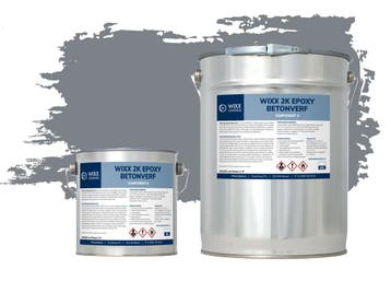 Wixx 2K Epoxy Betonverf - 20L RAL 7046 | Telegrijs 2 20L, Verzenden