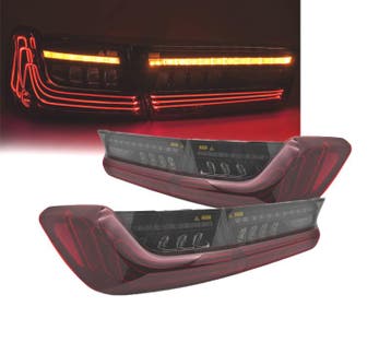 FEUX ARRIÈRE POUR BMW G20 19-22 LOOK LASER ROUGE NOIR LED, Verzenden