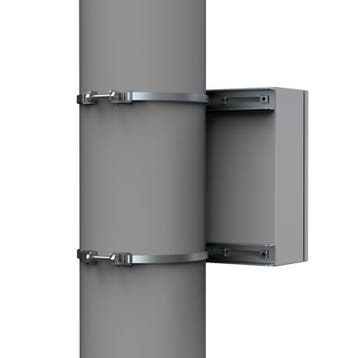 Support De Boîtier De Montage Sur Poteau 400mm Acier, Verzenden