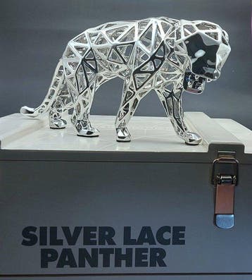 Richard Orlinski (1966) - Silver Lace Panther, Antiquités & Art, Art | Objets design