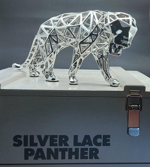 Richard Orlinski (1966) - Silver Lace Panther, Antiquités & Art, Art | Objets design