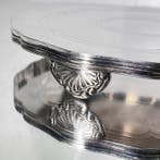 ATD - Dienblad - Dienblad met golvende rand - Verzilverd -