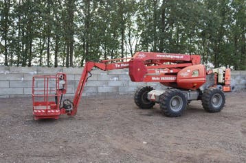 Veiling: Knikarmhoogwerker Manitou 160 ATJ Diesel 38kW 250kg, Ophalen
