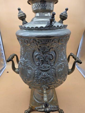 Samovar - Laiton, Antiek en Kunst