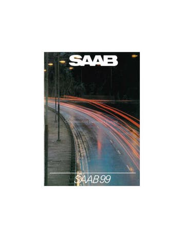 1983 SAAB 99 BROCHURE NEDERLANDS