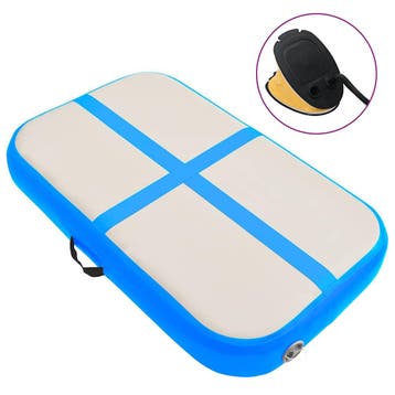 vidaXL Gymnastiekmat met pomp opblaasbaar 60x100x15 cm PVC, Verzenden, Nieuw
