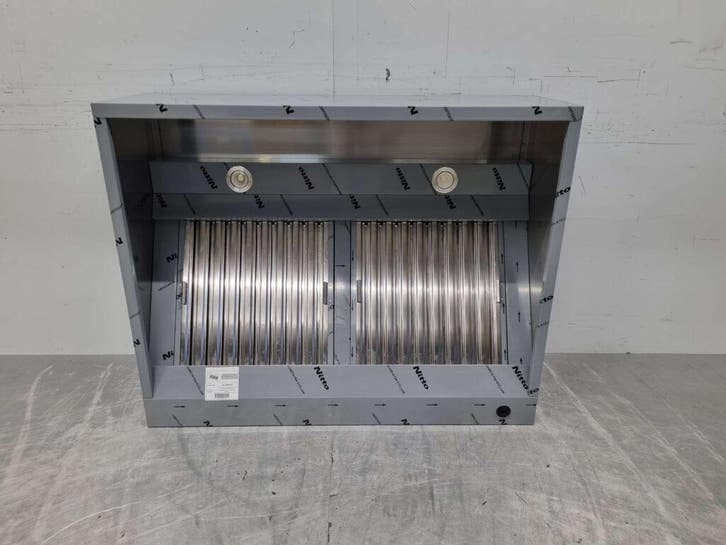 RVS Afzuigkap Dampkap met lamellen filters Premium-line 120, Electroménager, Hottes, Enlèvement ou Envoi