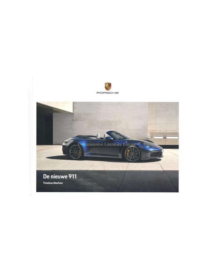 2020 PORSCHE 911 CARRERA S HARDCOVER BROCHURE ENGELS, Livres, Autos | Brochures & Magazines, Enlèvement ou Envoi