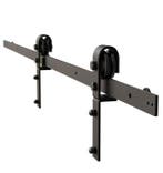 Schuifdeursysteem voor vouwdeuren Mod. SD006 staal zwart, Nieuw