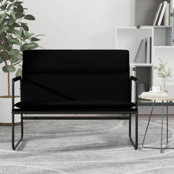 vidaXL Bankje 100x64x80 cm kunstleer zwart, Verzenden, Nieuw