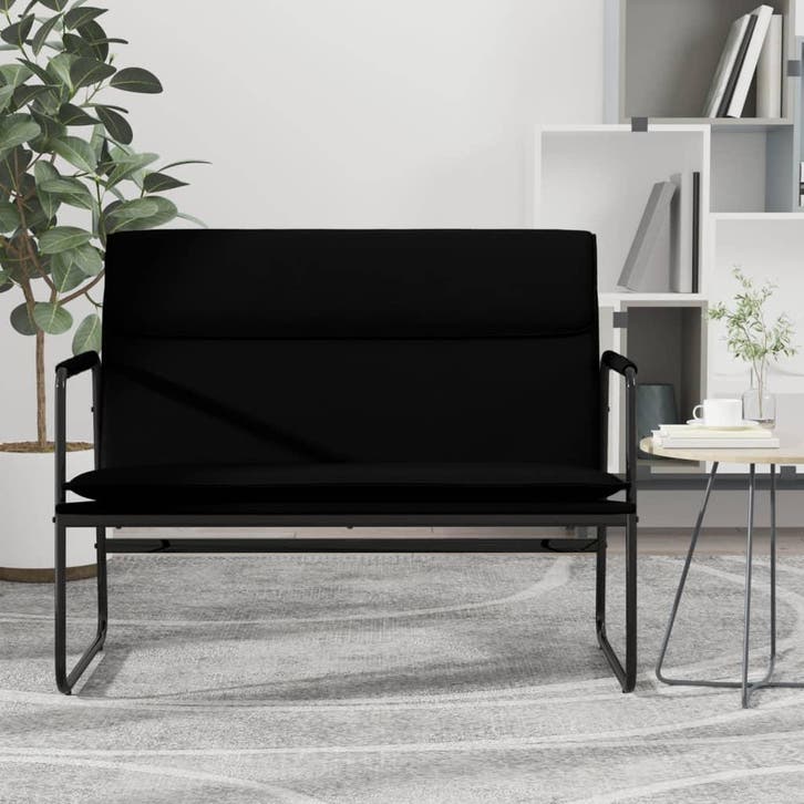 vidaXL Bankje 100x64x80 cm kunstleer zwart, Huis en Inrichting, Overige Huis en Inrichting, Nieuw, Verzenden