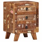 vidaXL Nachtkastje 37x32x50 cm massief gerecycled hout, Verzenden, Nieuw