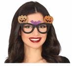 Halloween Bril Pompoen Glitter, Verzenden, Nieuw