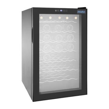 Wijnkoelkast | 44x 75cl | 1 Zone | +5°C/+18°C | Statisch |, Verzenden, Nieuw in verpakking